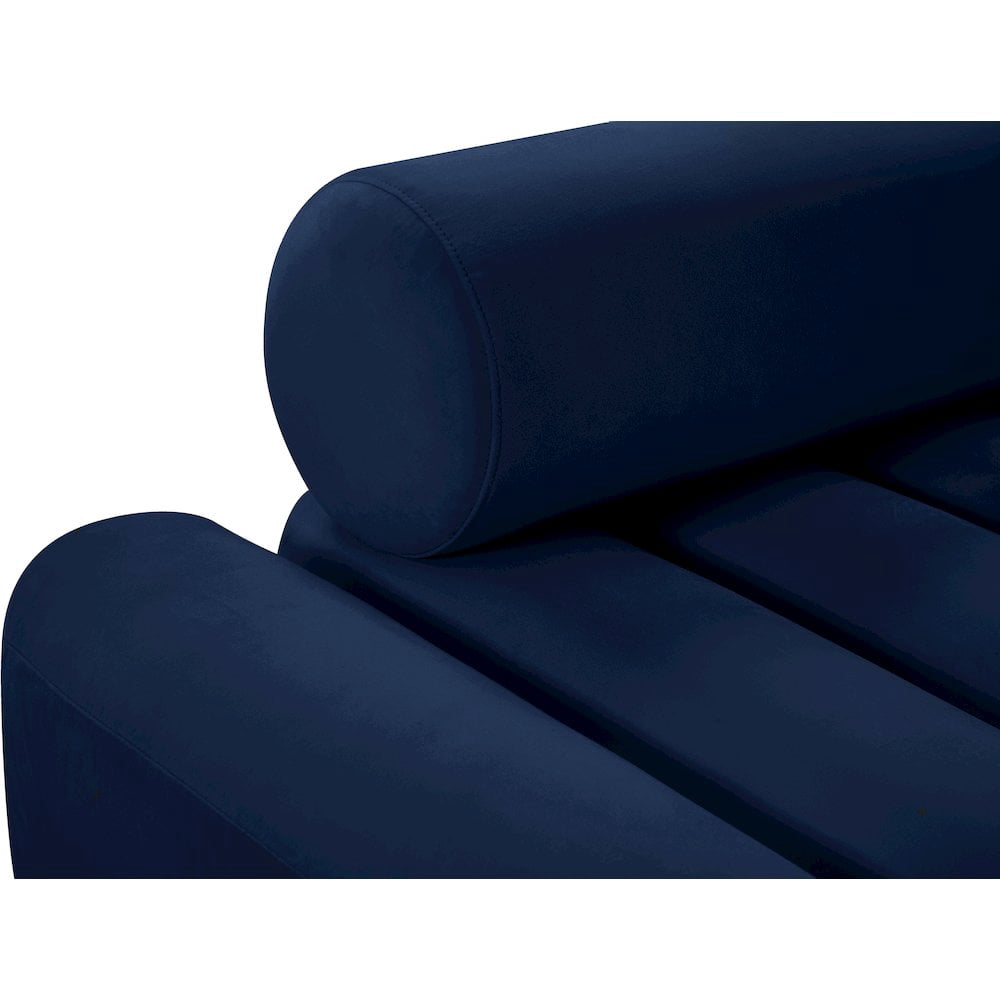 Meridian Furniture Melody Navy Velvet Loveseat