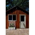 thumbnail image 2 of Vita Classic 36" L x 15"W x 48"H Huron Vinyl Planter with Trellis, White, VA68235, 2 of 9