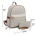 thumbnail image 2 of Ajedrezado Bolso de Hombro Para Mujer Piel sintética Bandolera Bolsa Para La Escuela Viajar 2 Piezas XB XIBANG Estándar, 2 of 5