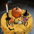 thumbnail image 2 of Round Halloween Tablecloth 152Cm/60Inches Halloween Waterproof Round Tablecloth, StainResistant Holiday Table Cover, Ideal Gift Dust Cloth Round Cloth Tablecloths, 2 of 6