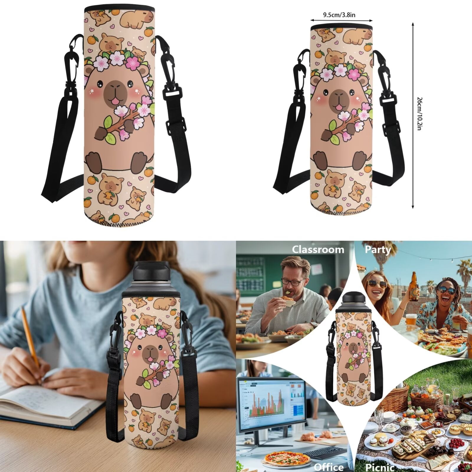 Pzuqiu Shark Print Cute Back Pack Backpacks for Boys with Lunch Box Pencil Bag Water Bottle Holder 17 Inch School Backpack for Boy 4 Pcs Daypack Travel Bag for Kids 8-12
