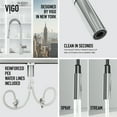 thumbnail image 2 of Vigo Vg02029s Greenwich 1.8 GPM 18" H Single Handle Single Hole Pull Down Kitchen Faucet -, 2 of 15