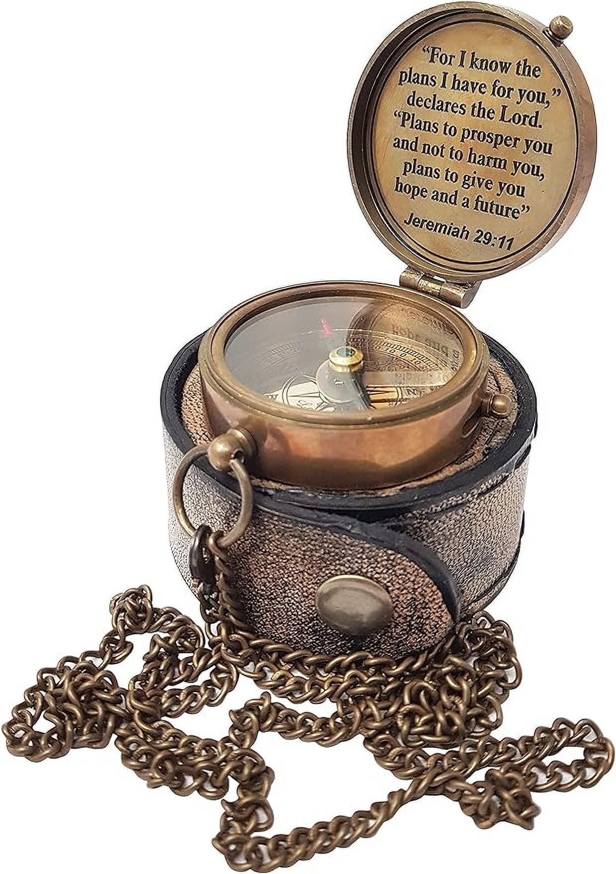 Maritime treasures Instruments for I Know The Plans I Have for You Engraved Compass, Jeremiah 29 11, Baptism Gifts, Best Easter, Birthday, Mothers Day, Fathers Day, Graduation Gift, Wedding Gifts
