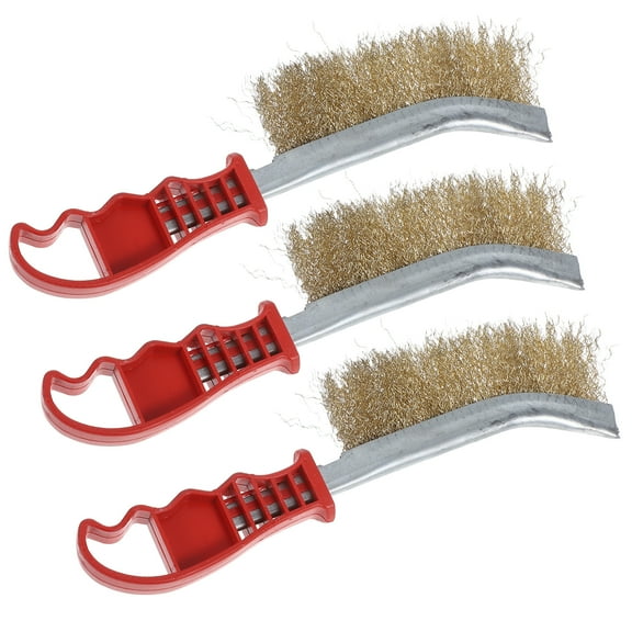 MLINS  3 Pcs Grill Brush for Outdoor Plug Night Light Moisture Water Heater Refined Red