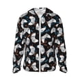 thumbnail image 1 of Fotbe Game Chaqueta con Protección Solar UPF 50+ para Hombre y Mujer, Camisa con Capucha y Bolsillos-Medium, 1 of 7