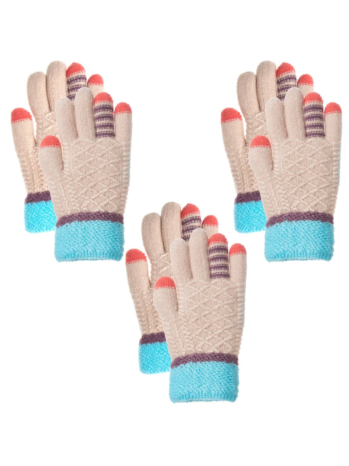 Boys Black Winter Magic Gloves With Rubber Print Design 3 Up to 12 years