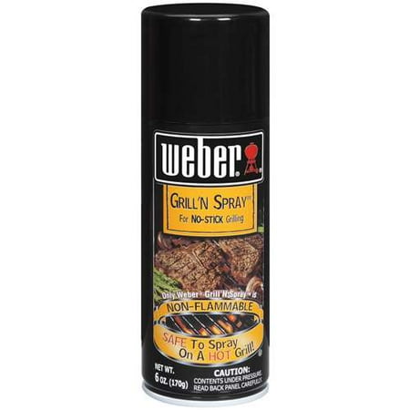 Weber Non-Flammable Grill n Spray, 6 oz