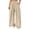 Beige, variant on Women's Wide Leg Sweatpants, Elastic Waist Loose Fit Fall Winter Pants for Women, Casual Athletic Trousers with Side Pockets, Solid Color Lounge Joggers for Daily Wear Black S
