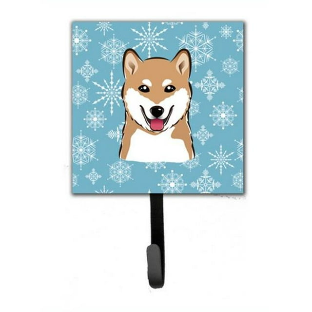 Flocon de Neige Shiba Inu Porte-Laisse et Clés