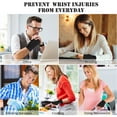 thumbnail image 2 of Wweixi Polyester Sports Thumbs Injury Pads Wide Range Of Uses Breathable And Comfortable Pain Relief left hand, 2 of 6