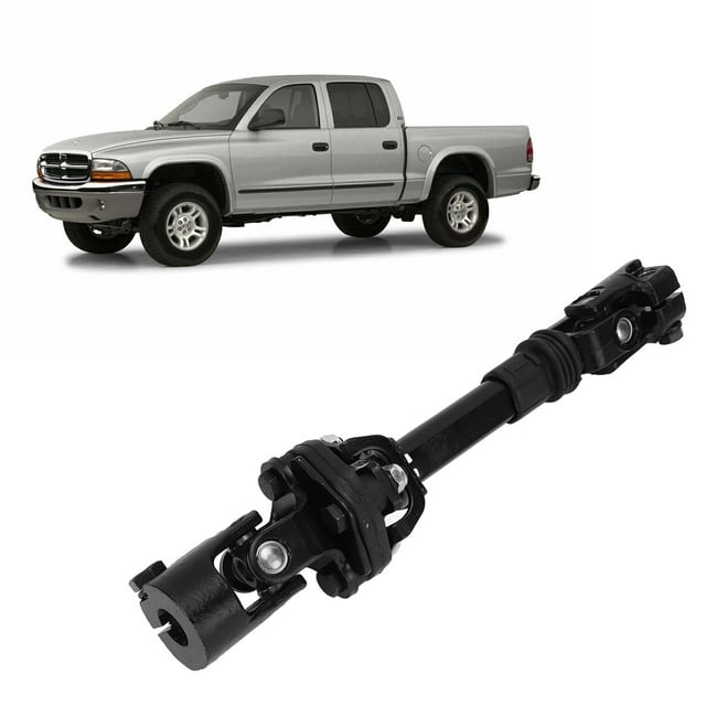 Lower Steering Column Shaft,Car Column Lower Intermediate Steering Shaft 425-265 Steel Black Replacement For 2000 - 4Wd