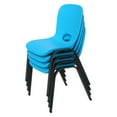 thumbnail image 3 of LIFETIME Kids Stacking Chairs Bundle, 2 Pack, Glacier Blue, 3 of 5