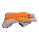 thumbnail image 5 of Chaleco reflectante de cuello alto para perro, chaqueta gruesa y cálida para clima frío, para otoño e invierno, gris y naranja, 5 of 8