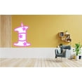 thumbnail image 1 of First Birthday Baby Girl Pink 1st Number One Birthday Party Decoration Wall Art Sticker Vinyl Decals House Wall Decor Removable Sticker Kitchen Wall Design Party Peel and Stick Size (30x15 inch), 1 of 2