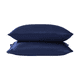 thumbnail image 1 of Wosthever Funda de almohada Funda de almohada transpirable Funda de cojín para la cabeza de tela Funda de almohada de color sólido para cama Juegos de cama Azul real, 1 of 1