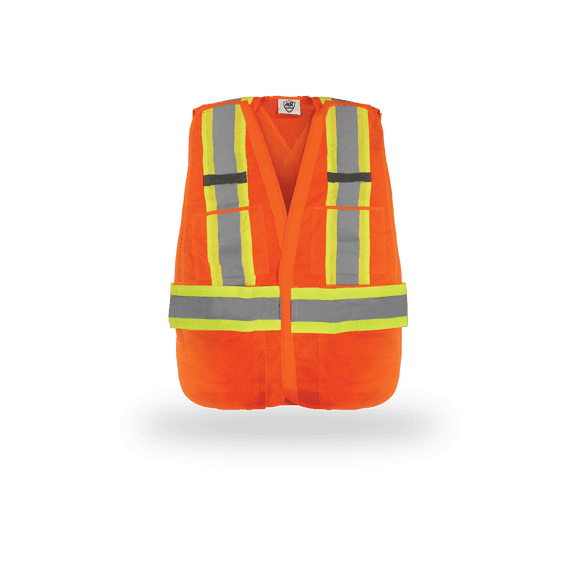 Chaleco Seguridad Reflejante Super Visibilidad Ajustable MR Seguridad MR SR1034