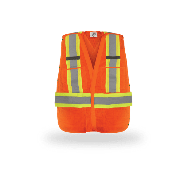 Chaleco Seguridad Reflejante Super Visibilidad Ajustable MR Seguridad MR SR1034