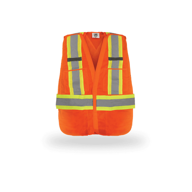 Chaleco Seguridad Reflejante Super Visibilidad Ajustable MR Seguridad MR SR1034