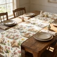 thumbnail image 5 of Sruoe Spring Table Runner, Floral Runny Table Runners Home Party Holiday Decorations, Farmhouse Table Runner for Kitchen Dining Table, Rustic Table Cloth Decor for Hoilday Home Party Spring Gift, 5 of 7