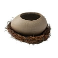 thumbnail image 2 of Iodue Tableware Special Shaped Ceramic Broken Egg Bowl Vase Net Red Barbecue Shop Dessert Bird'S Nest Egg Modeling Bowl Tableware Set Plate, 2 of 4