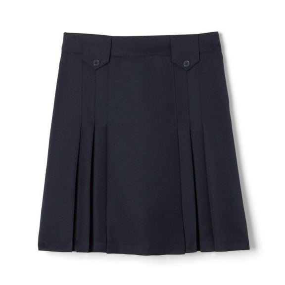 French Toast Girls Adjustable Waist Triple Pleated Skirt