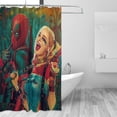 thumbnail image 3 of Harley Quinn Shower Curtains for Bathroom, Shower Curtain Sets for Home Decor Waterproof Fabric Bath Curtain with 12 Hooks 72 x72 Inch, 3 of 8