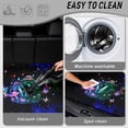 thumbnail image 5 of COEQINE Universal Car Trunk Mat All Weather Cargo Liner Floor Mat with Non-Slip Backing Scratch-proof Pet Cargo Mat Suitable for Most Car Models, Mushroom Butterfly Galaxy, 5 of 7