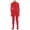 A-Red189, variant on JAJAHO Kids Halloween Jumpsuit Boys Girls Solid Color High Neck Stretchy Tight Footed Onesie Performance Party Wear