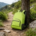 thumbnail image 3 of Foldable Backpack for Travel and Hiking with Water-Resistant Design and Customizable Panel for Outdoor Activities, 3 of 5