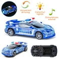 thumbnail image 2 of Chok Toy Car for Kids, Police Car with LED Lights Music Car Toy Police Car, Real Siren Sounds Car Toy Battery-Powered 360° Rotation Light-Up Police Car, Great Gift for Boys and Girls, 2 of 6