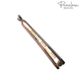 thumbnail image 4 of Parcelona French Curvy Rectangle Brown Large Banana Hair Clip, 4 of 7