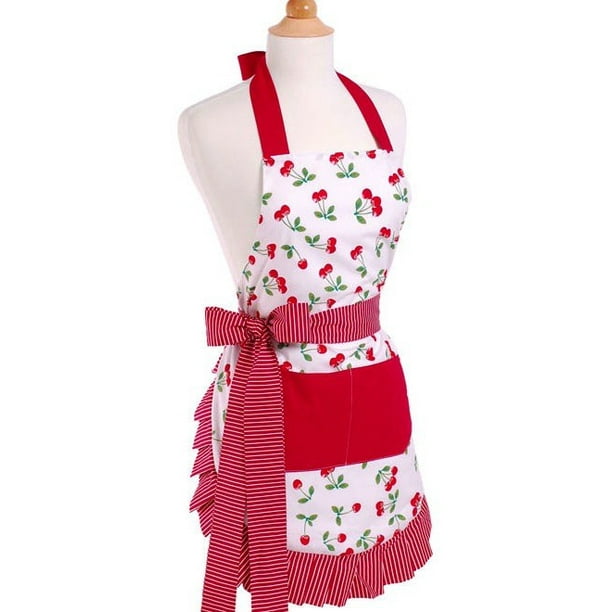 Flirty Aprons Women's Original Very Cherry Apron