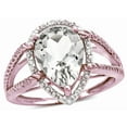 thumbnail image 3 of Star K � Pear Shape 11x8mm Genuine White Topaz Halo Split Shank Big Stone Ring, 3 of 9