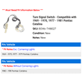 thumbnail image 2 of Turn Signal Switch - Compatible with 1969 - 1970, 1977 - 1981 Pontiac Catalina - AC Delco, 2 of 2