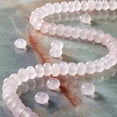 thumbnail image 2 of Bead Landing Rose Quartz Rondelle Beads, 6mm, 12 Pack, 2 of 3