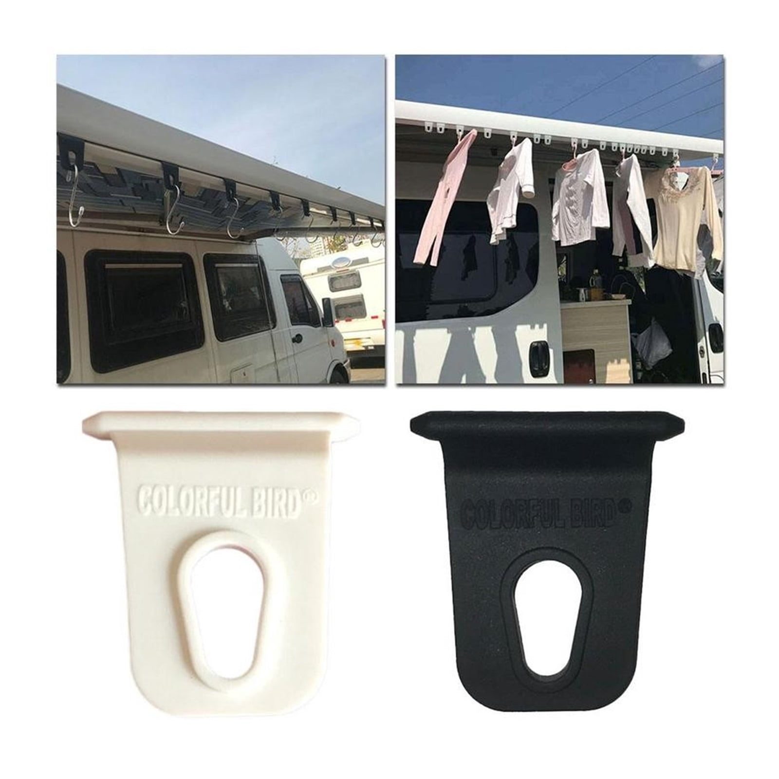 5pcs Clothes Hook For Caravan Accessories Awning Hanger Hook For RV Awings Camper Accessories Trailer Modified Shed Hooks ,Easy Installation
