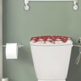 thumbnail image 2 of ZIATUBLE Christmas Snowman Toilet Tank Top Cover Snowflakes Toilet Tank Dust Cover with Stretch Edges Toilet Cover Lid Protective Cover Dustproof Toilet Tank Lids Covers, 2 of 5