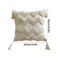 thumbnail image 3 of Clearance Sales karymi Boho Throw Pillow Covers 17x17 of Decorative Cushion Case Striped Pillows Cover Pillow Cases Pillowcase for Sofa Couch Bed Gifts for Women up to 90% off Room Decor, 3 of 6