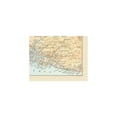 thumbnail image 2 of Historic Map - Genova Italy - Bertarelli 1914 - Vintage Wall Art, 2 of 4