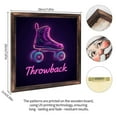 thumbnail image 2 of Retro Roller Skate Wooden Sign Wall Plaque - Vintage Art Decoration, Wall Decoration - Ideal Gift For Home Decoration, Living Room, Bathroom, Bedroom, Garden, Dining, Bar, Cafe, Festival Party Deco, 2 of 7
