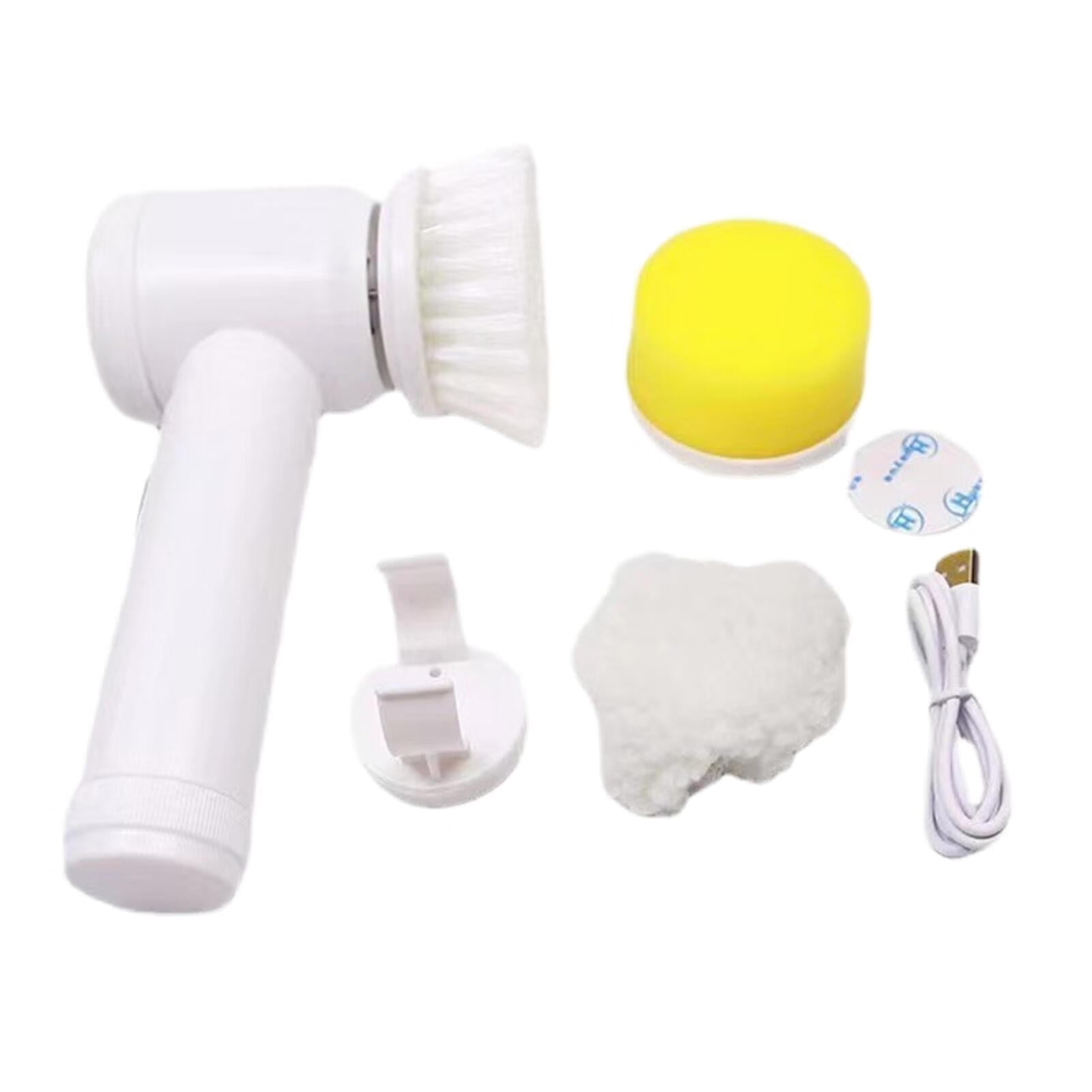 5in1 Handheld Bathtub Electric Brush Cleaner Scrubber for Kitchen