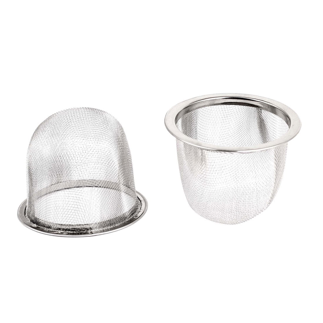 Metal Mesh Infuser Tea Leaves Strainer Teapot Filter 2.8 Inch Dia 4pcs