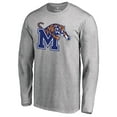 thumbnail image 2 of Men's Ash Memphis Tigers Primary Logo Long Sleeve T-Shirt, 2 of 3
