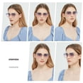 thumbnail image 4 of Lentes de sol ANDWOOD para mujer con forma de corazón y brillantes de moda, 4 of 5