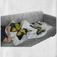thumbnail image 6 of Butterfly Soft Flannel Fleece Blanket, Various Colorful Butterflies Pattern and Moths with Grace of Nature Themed Wings, Cozy Plush for Indoor and Outdoor Use, 60" x 80", Multicolor, by Ambesonne, 6 of 6