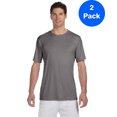thumbnail image 1 of Hanes T-Shirt Homme Cool DRI avec FreshIQ - 4820 (Lot de 2), 1 of 1
