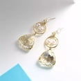 thumbnail image 2 of Aretes Cristal Y Perlas Mariposa Oro 14k Laminado dorado Unitalla, 2 of 4