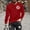 Red(New), variant on PNTUTB Men's Long Sleeve Crew Neck Top with Stylish Print for Fall/Winter Comfortable Casual Wear