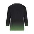 thumbnail image 5 of LiMoi T Shirts for Women Loose Fit Workout Womens 3/4 Sleeve Tops Cotton Plus Size Blouses for Women Dressy Womens Tie Dye Blouse My Items, 5 of 5