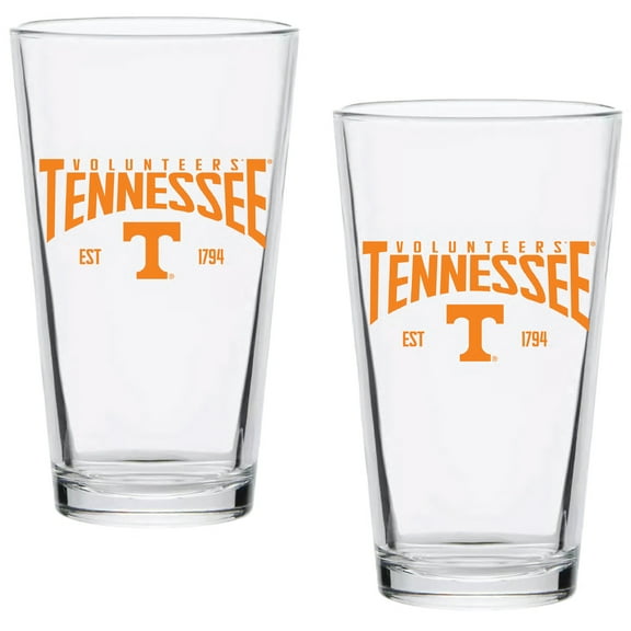 Tennessee Volunteers Two-Pack 16oz. Established Pint Glass Set
